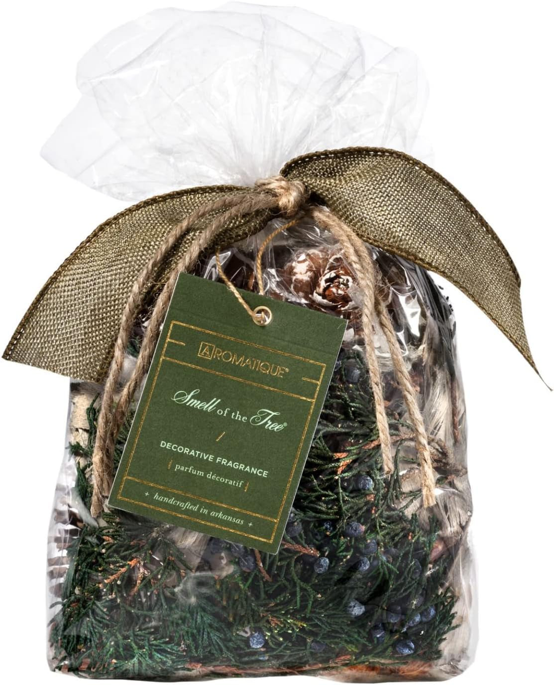 Aromatique the Smell of Tree Potpourri Bag 8Oz - Decorative Home Fragrance, Perfect Winter Christmas Decoration Pinecomb Air Freshener Sachet Botanicals Catchall Bowl Filler Decor Xmas Centerpiece Home & Kitchen Home Décor Products Home Fragrance Potpourris