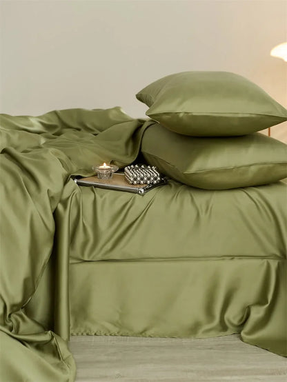 Silky Smooth Solid Color Tencel Bedding Set