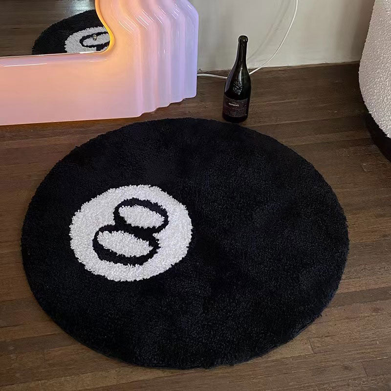 The 8 Ball Accent Rug accent rug round rug