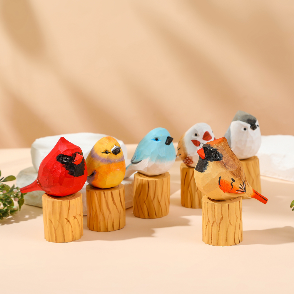 Miniature Bird Figurines