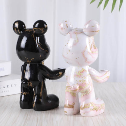 Graffiti Art Bear Figurine