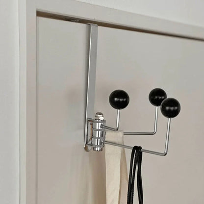 Smooth Ball Tip Metal Over-the-Door Hook