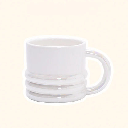 Chunky Ribbed Ceramic Mug
