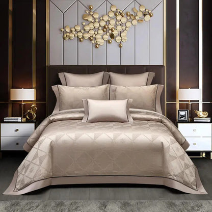 Eden Luxury Jacquard Egyptian Cotton Bedding Set