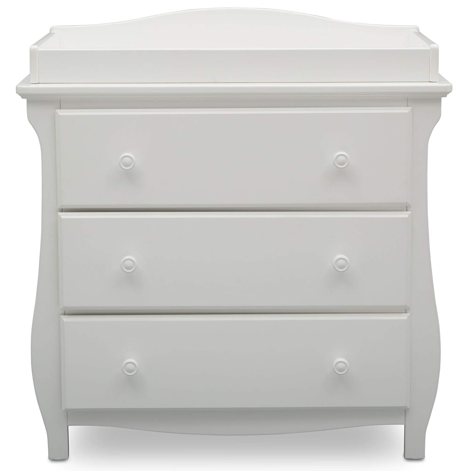 Lancaster 3 Drawer Dresser with Changing Top, Greenguard Gold Certified, Bianca White Baby Products Changing & Dressing Chests & Dressers Furniture Nursery