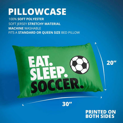 Soccer Pillowcases | Soccer Pillowcase Home Decor | Multiple Colors Bedding Home & Kitchen Pillowcases Sheets & Pillowcases