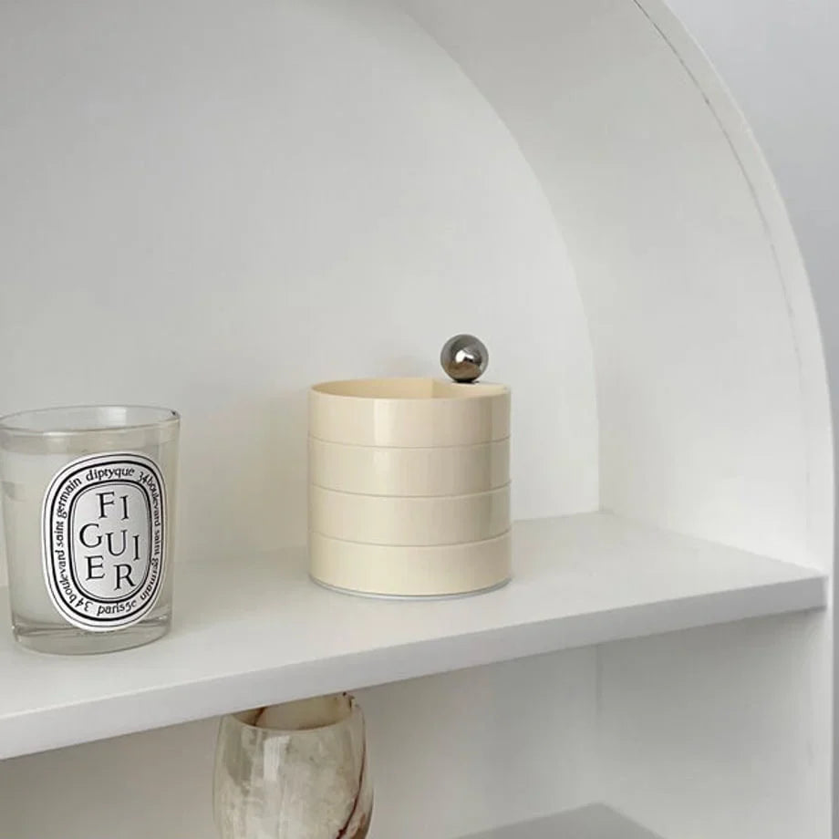 Smooth Swivel Melamine Jewelry Organizer
