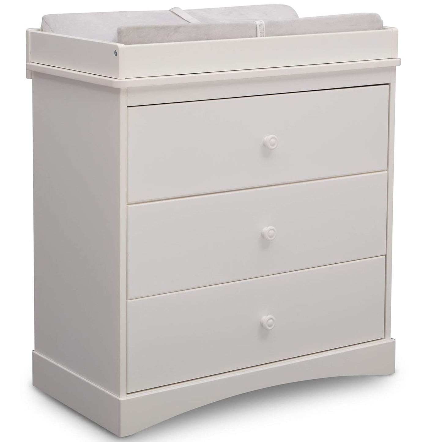 Sutton 3 Drawer Dresser with Changing Top, White Baby Products Changing & Dressing Chests & Dressers Furniture Nursery