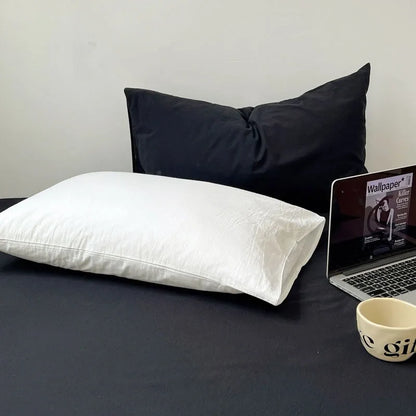 Soft Washed Solid Color Cotton Bedding Set