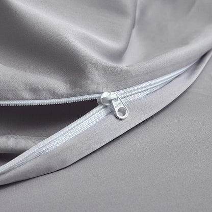 Hilla Grey Jacquard Egyptian Cotton Luxury Bedding Set