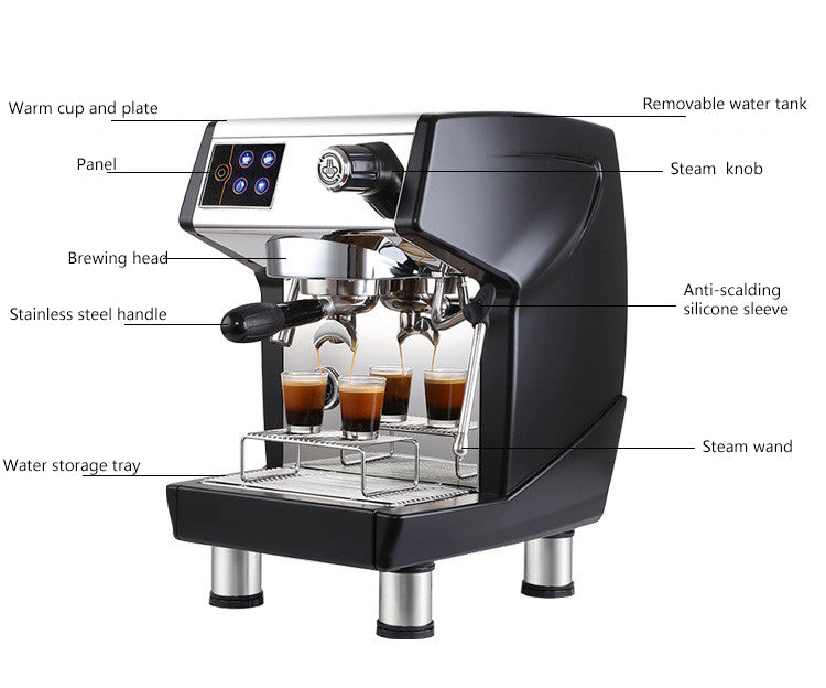 Máquina de café espresso comercial de 15 bares