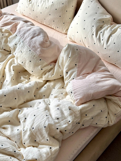 Bettwäsche-Set mit Polka-Dots