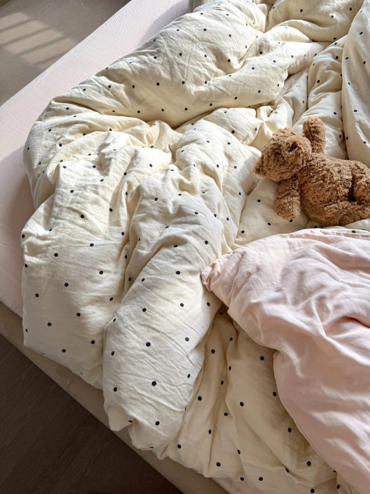 Bettwäsche-Set mit Polka-Dots