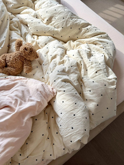 Bettwäsche-Set mit Polka-Dots