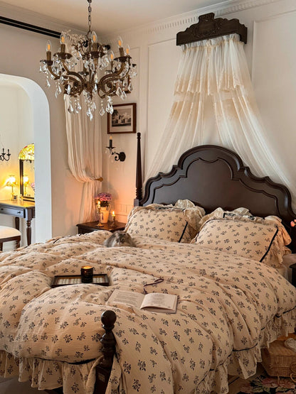 French Retro Bedding Set