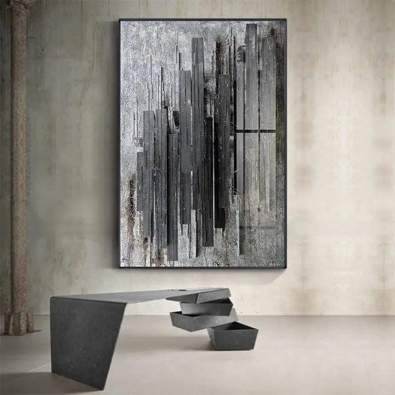 Modern Abstract Texture Canvas Art