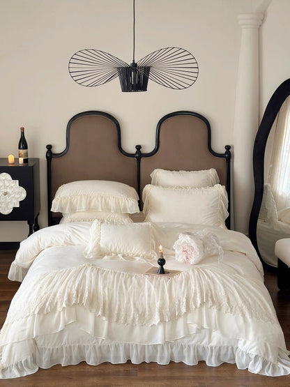 Lace Embroidery Bedding Set