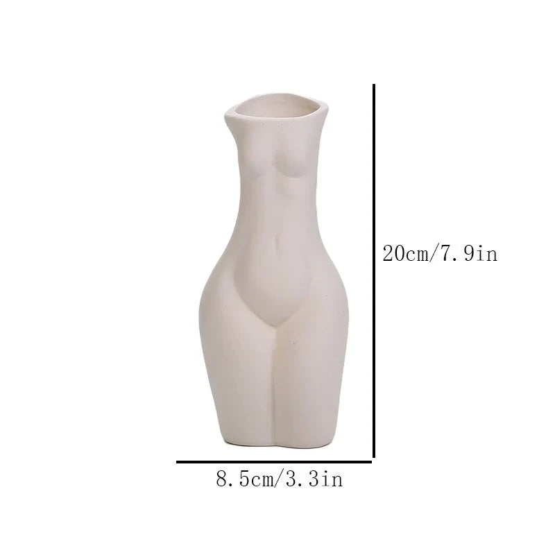 Abstract Body Art Vase