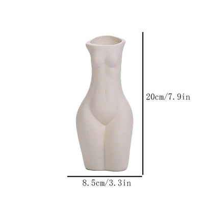 Abstrakte Body-Art-Vase