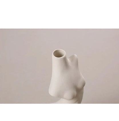 Abstrakte Body-Art-Vase