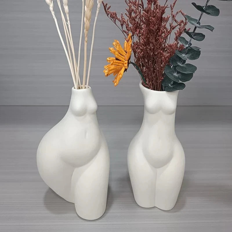 Abstract Body Art Vase