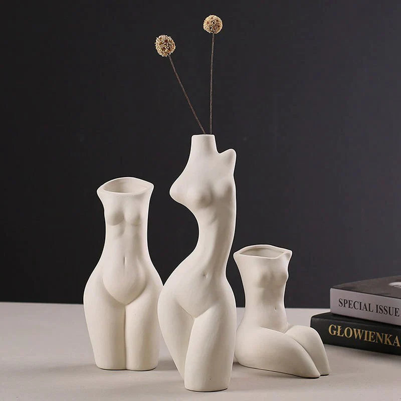 Abstract Body Art Vase