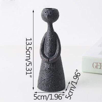 Abstract Character Miniature Figurines Vase