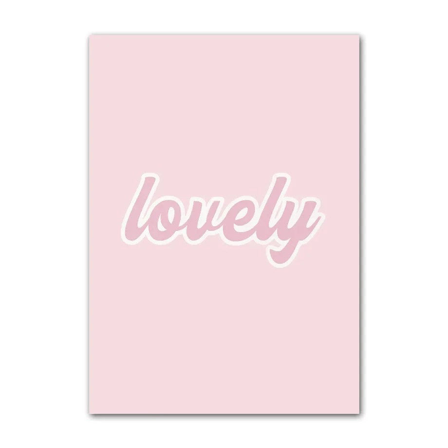 Minimalist Aesthetic Pastel Flowers Canvas Posters boho SUB CATEGORY_Posters