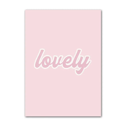 Minimalist Aesthetic Pastel Flowers Canvas Posters boho SUB CATEGORY_Posters