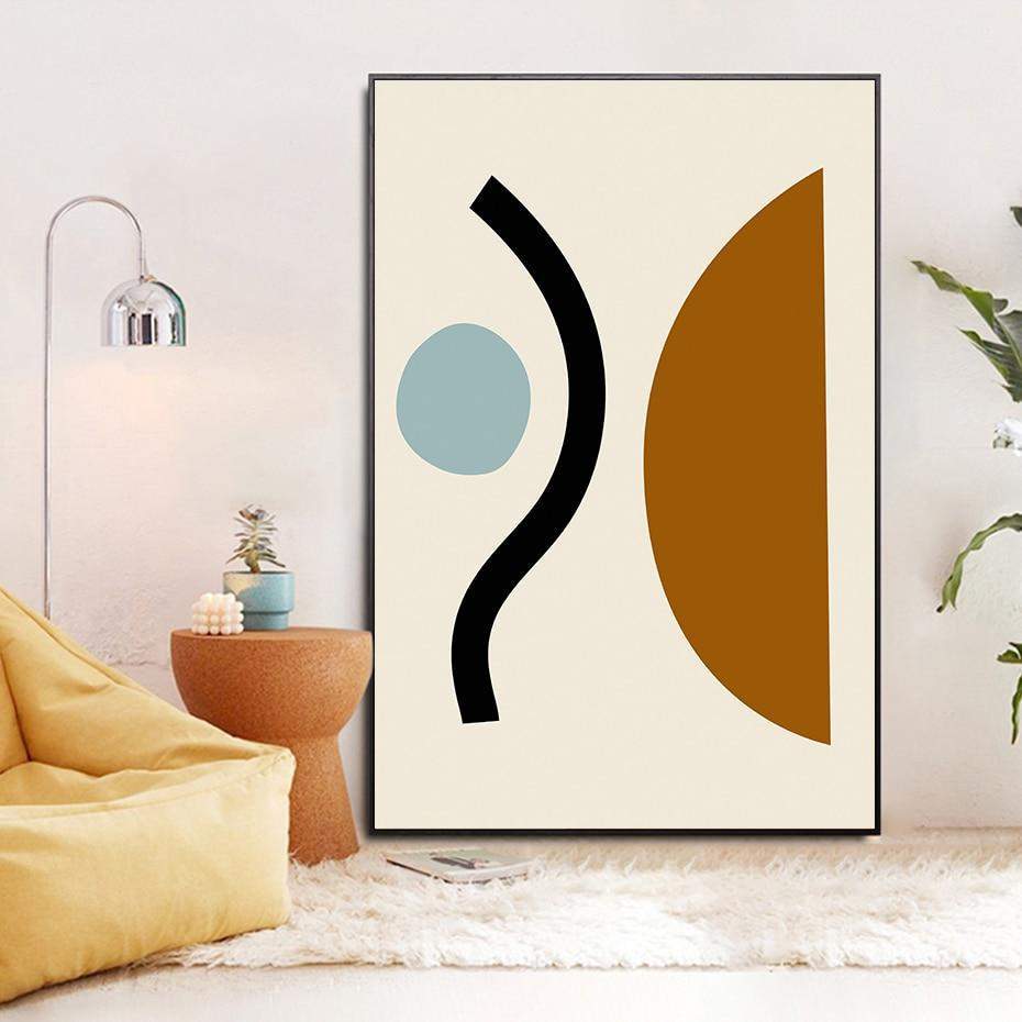 Abstract Geometric Graphic Canvas