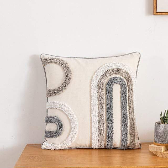 Abstract Grey Cushion Covers