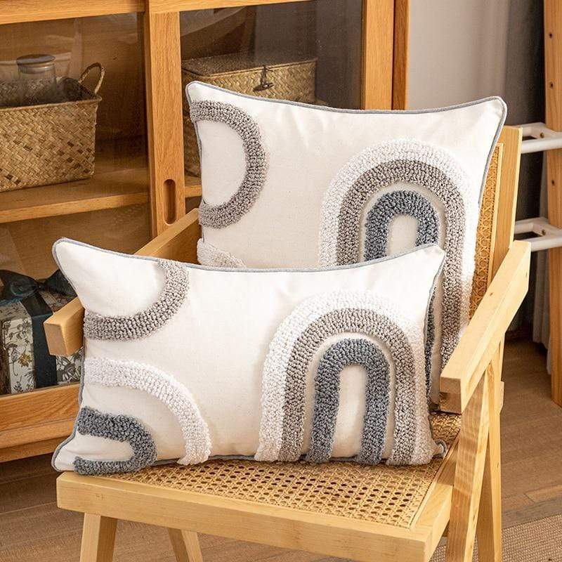 Abstract Grey Cushion Covers