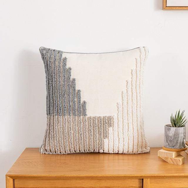 Abstract Grey Cushion Covers