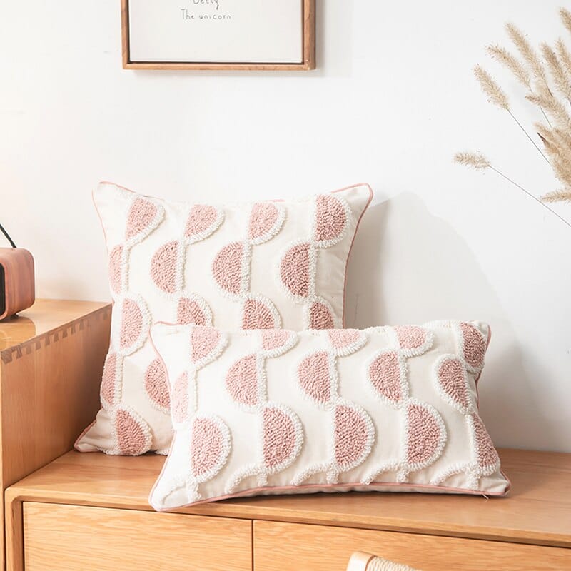 Abstract Loop Tufted Cushions