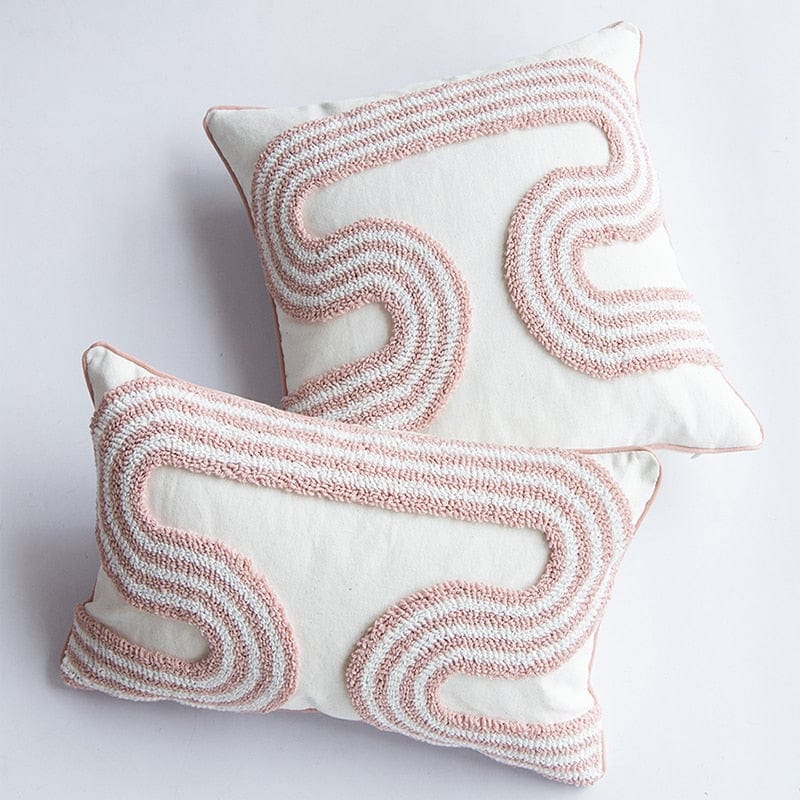 Abstract Loop Tufted Cushions