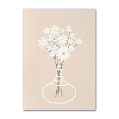 Cute Pastel Drawings Canvas Posters leaf SUB CATEGORY_Posters