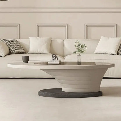 Oval Simple Coffee Table