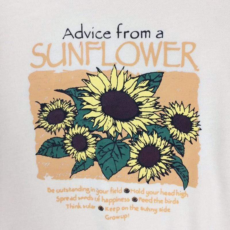 Advice from A Sunflower Hoodie