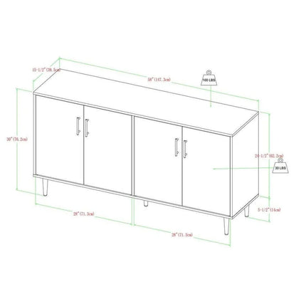 Aeneas Mid-Century Style Sideboard