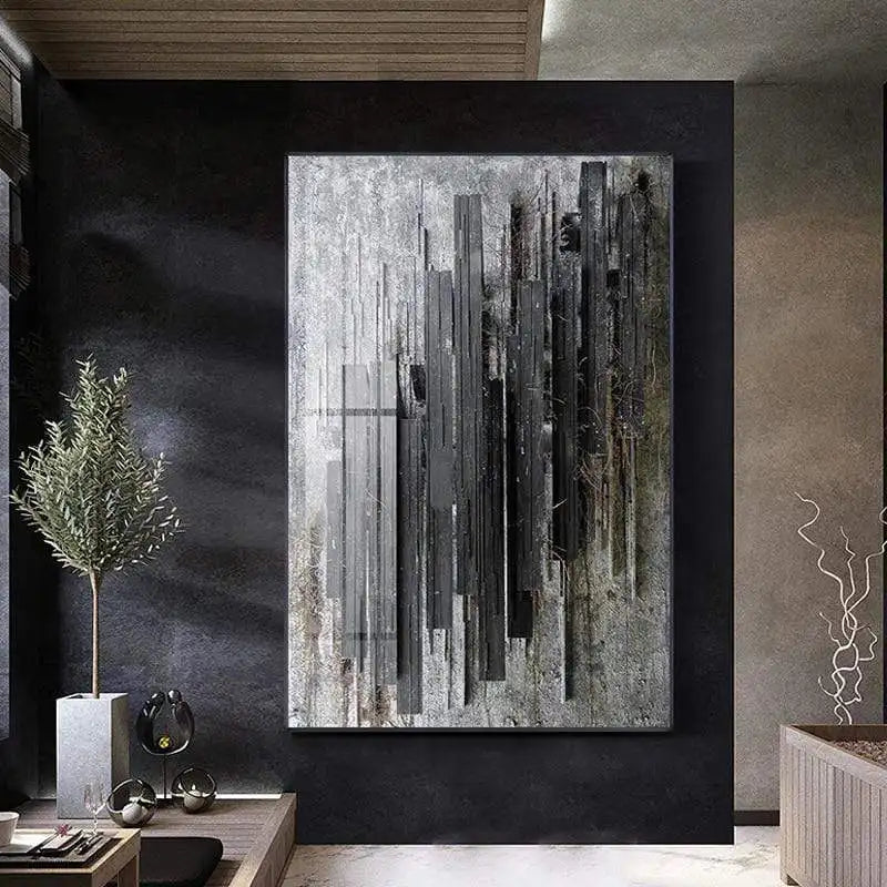 Modern Abstract Texture Canvas Art