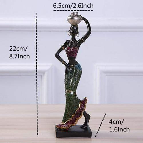 Figurine di bellezza africana