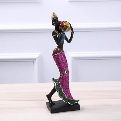 Figurines de beauté africaine