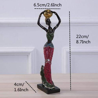 Figurines de beauté africaine