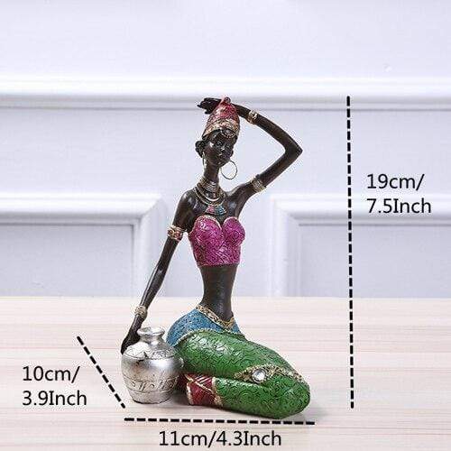 African Beauty Figurines