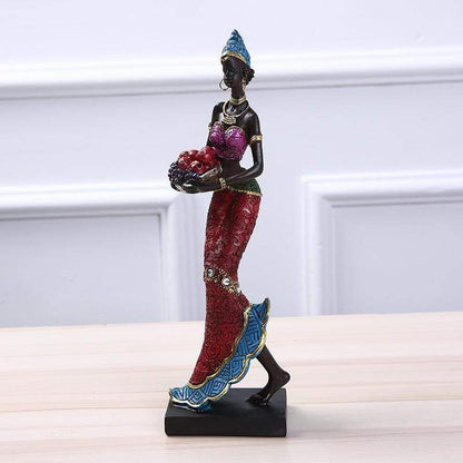 Figurines de beauté africaine