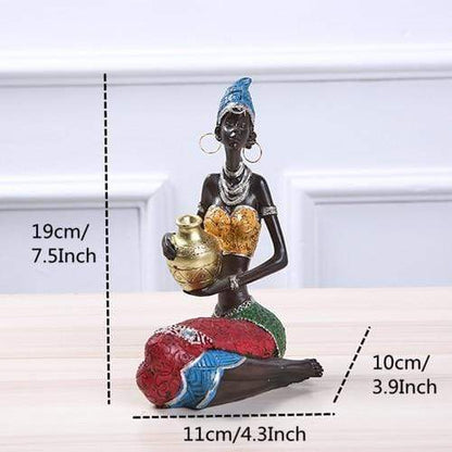 Figurines de beauté africaine