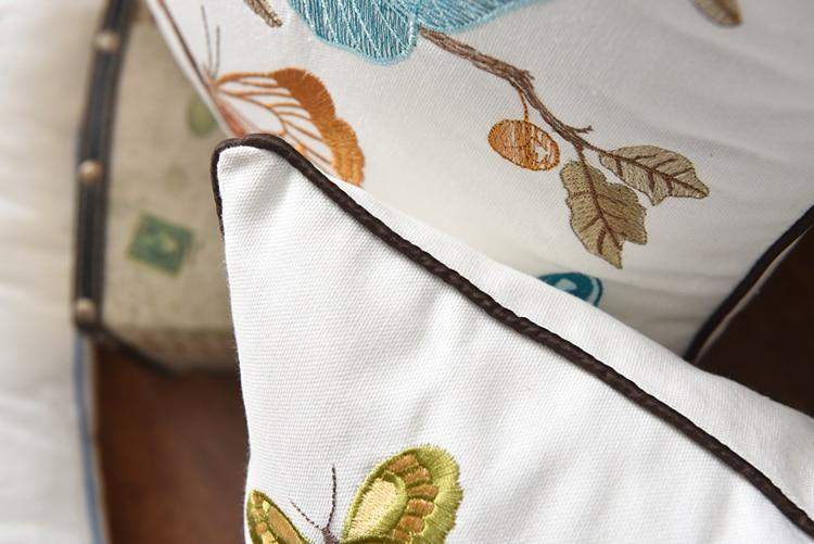 Alison Embroidery Country Style Pillow Cover