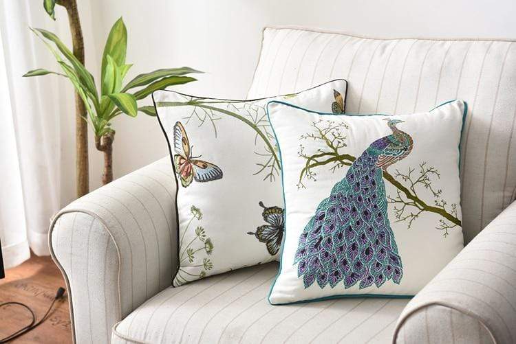 Alison Embroidery Country Style Pillow Cover