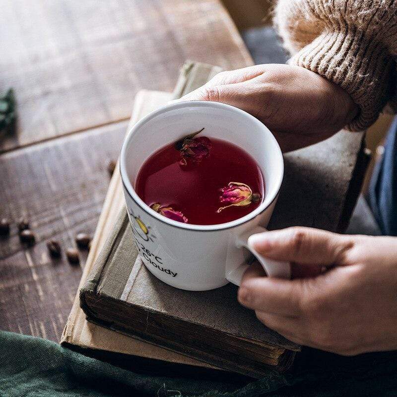 Taza de café Todo sobre el estado de ánimo de hoy