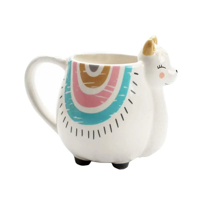 Taza de cerámica de alpaca